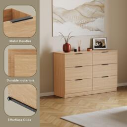 Lassic Trega 6 Drawer Chest of Drawers - thumbnail 7