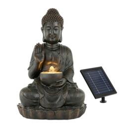 Streetwize Solar Water Feature - Meditating Buddha With Bowl - thumbnail 2