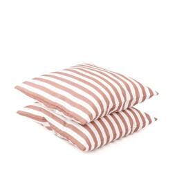 Streetwize Outdoor Pair of Red Striped Scatter Cushions - thumbnail 6