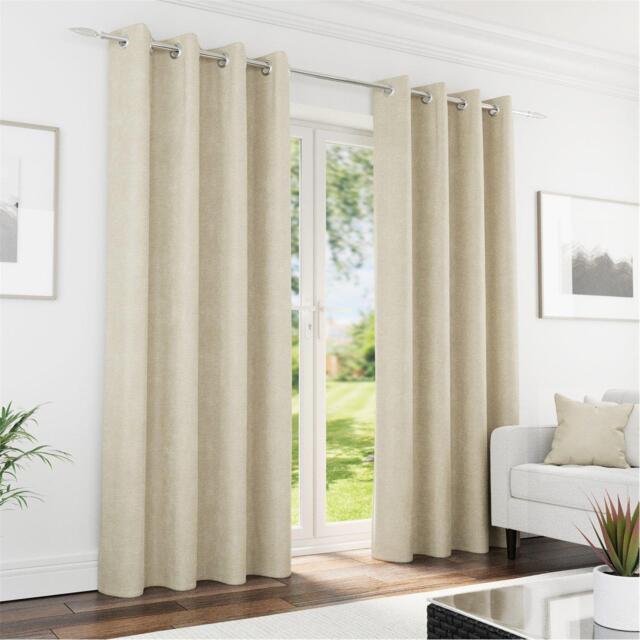 Enhanced Living Knightsbridge Chenille Single Door Curtain - image 1
