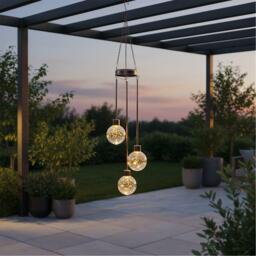 Streetwize Solar Hanging Triple Ball Light - thumbnail 4