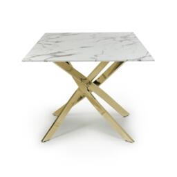 Shankar Astoria Medium 1.6m White Dining Table - thumbnail 3