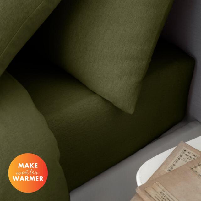 Catherine Lansfield Brushed Cotton Fitted Sheet - image 1