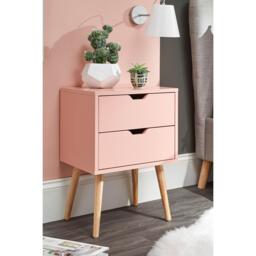 GFW Nyborg Single 2 Drawer Bedside
