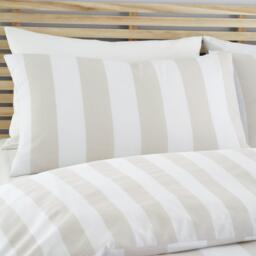 Catherine Lansfield Cove Stripe Reversible Duvet Cover Set - thumbnail 3