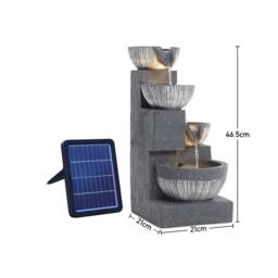 Breeins Outdoor Solar Power Garden Fountain Rockery Decor - thumbnail 7