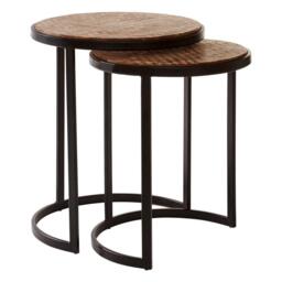 Interiors by Premier Halle Chevron Side Tables - thumbnail 5