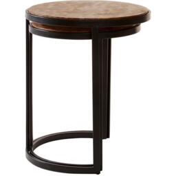 Interiors by Premier Halle Chevron Side Tables - thumbnail 3