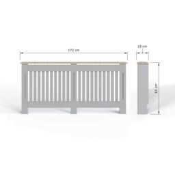 GFW Longslow Radiator Cover Extra Large Grey - thumbnail 6