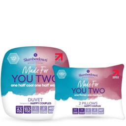 Slumberdown Made For You Two Duvet 2 Medium/Firm Pillows