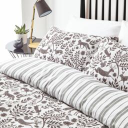 furn. Skandi Woodland Brushed Cotton Duvet Set - thumbnail 2