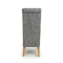 Shankar Set of 2 Huxley Tweed Dining Chairs - thumbnail 5