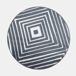 Streetwize Outdoor Rug - Round Aztec Diamond Pattern - thumbnail 4