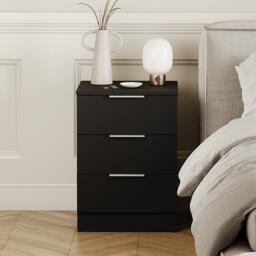 Lassic Trega 3 Drawer Bedside Chest - thumbnail 3