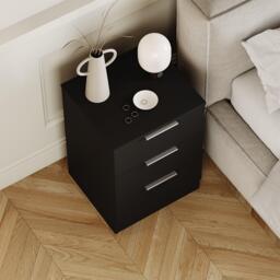 Lassic Trega 3 Drawer Bedside Chest - thumbnail 6