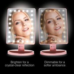 Rio Rose Gold 24 LED Makeup Mirror with mini remov - thumbnail 6