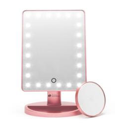 Rio Rose Gold 24 LED Makeup Mirror with mini remov - thumbnail 2