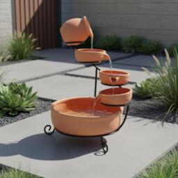 Streetwize Terracotta Cascading Water Feature