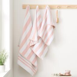 Bianca Reversible Stripe Cotton Towel - thumbnail 3