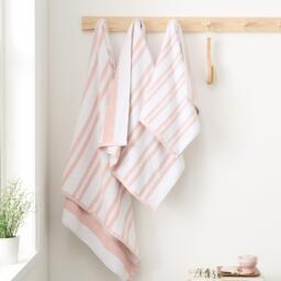 Bianca Reversible Stripe Cotton Towel - thumbnail 4