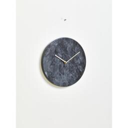 Interiors by Premier Lamonte 30cm Dia Black Marble Wall Clock - thumbnail 5