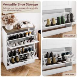 Lassic Vida Designs 2 Drawer Shoe Cabinet - thumbnail 3