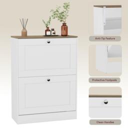 Lassic Vida Designs 2 Drawer Shoe Cabinet - thumbnail 7