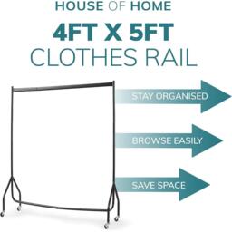 House of Home Extra Heavy Duty 4FT Long x 5FT Clothes - thumbnail 6