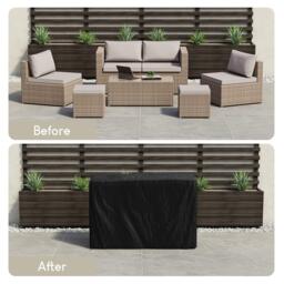 Lassic Islay 6 Seater Rattan Set (Ready Assembled)+ Cover - thumbnail 8