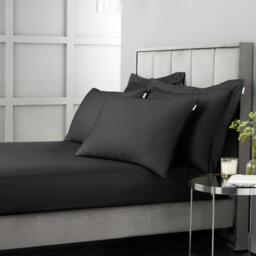 Bianca 400 Thread Count Cotton Sateen Fitted Sheet - thumbnail 3