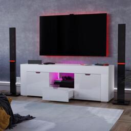 Lassic Vida Designs Eclipse 2 Door 1 Drawer LED TV Unit