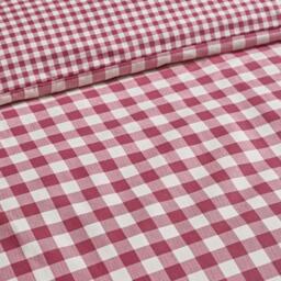 Catherine Lansfield Brushed Gingham Check Reversible Duvet Cover Set - thumbnail 4