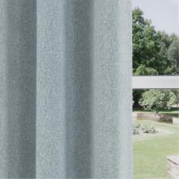 Enhanced Living Austin Blue 100% Blackout Eyelet Curtains - thumbnail 3