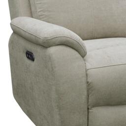Aspire Kingsmere 3 Seater Power Recliner Sofa, Chenille F - thumbnail 7