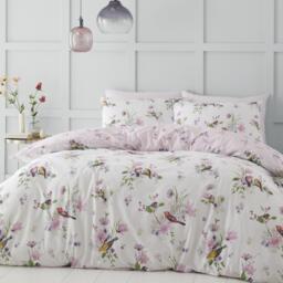 Catherine Lansfield Songbird Reversible Duvet Cover Set
