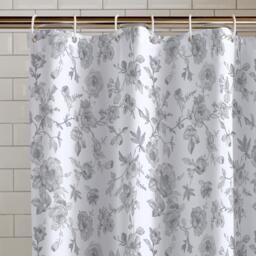 Catherine Lansfield Mirabelle Floral Shower Curtain Panel - thumbnail 2