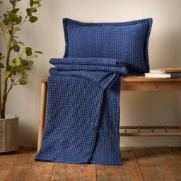 Pineapple Elephant Jaipur Chunky Waffle Cotton Cushion - thumbnail 3