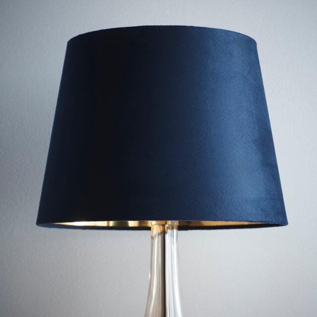 K Living Navy Velvet Empire Light Shade Gold Inner - image 1