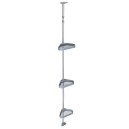 Croydex Croydex Telescopic Triple Corner Storage Basket - thumbnail 2