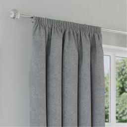 Enhanced Living Dallas Grey 100% Blackout Readymade Curtains - thumbnail 3