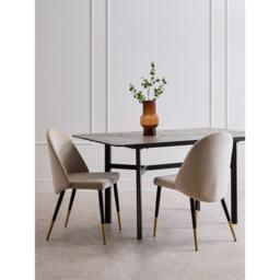 Fifty Five South Imperia Grey Rectangular Ceramic Dining Table - thumbnail 3