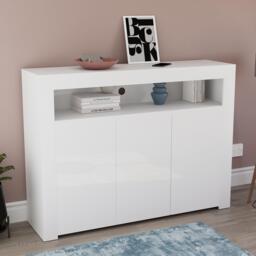 Lassic Vida Designs Nova 3 Door Multi LED Sideboard - thumbnail 9