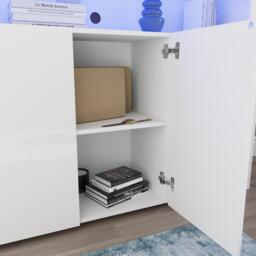 Lassic Vida Designs Nova 3 Door Multi LED Sideboard - thumbnail 4
