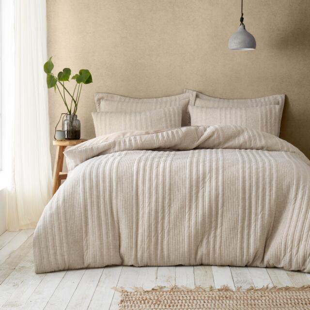 Pineapple Elephant Tamba Jersey Stripe Quilted Duvet Cover Set - image 1