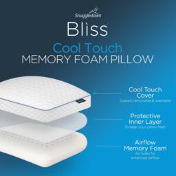 Snuggledown Bliss Memory Foam Supportive Pillows - thumbnail 8