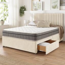 Aspire Grant Divan with Mattress 2 Drawers - thumbnail 5