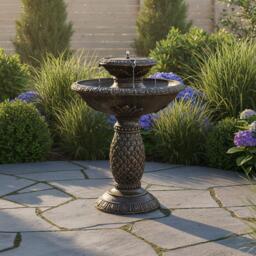 Streetwize Solar Imperial Bird Bath Fountain - Battery Backup