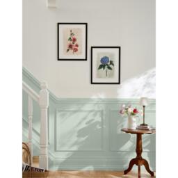 Laura Ashley Hydrangea Flower Print in a Black Frame - thumbnail 2