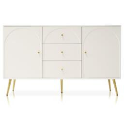 Urban Meuble White Sideboard Modern Design Ample Storage - thumbnail 7