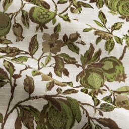 Wylder Pomegranate Floral Jacquard Pencil Pleat Curtains - thumbnail 4